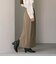 【Wardrobe DAILY MINIMAL】ダブルクロス カーブスカート ウォッシャブル
