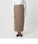【Wardrobe DAILY MINIMAL】ダブルクロス カーブスカート ウォッシャブル