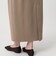 【Wardrobe DAILY MINIMAL】ダブルクロス カーブスカート ウォッシャブル