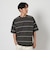 ”THE HEAVY” 10oz ヘビー ボーダー クルーネック Tシャツ