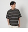 ”THE HEAVY” 10oz ヘビー ボーダー クルーネック Tシャツ