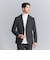 【WARDROBE SMART】DELEGANT サキソニー セットアップ/ジャケット＆イージーパンツ