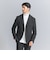 【WARDROBE SMART】DELEGANT サキソニー セットアップ/ジャケット＆イージーパンツ