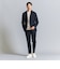 【WARDROBE SMART】DELEGANT サキソニー セットアップ/ジャケット＆イージーパンツ