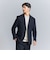 【WARDROBE SMART】DELEGANT サキソニー セットアップ/ジャケット＆イージーパンツ