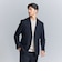 【WARDROBE SMART】DELEGANT サキソニー セットアップ/ジャケット＆イージーパンツ