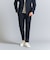 【WARDROBE SMART】DELEGANT サキソニー セットアップ/ジャケット＆イージーパンツ