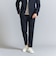【WARDROBE SMART】DELEGANT サキソニー セットアップ/ジャケット＆イージーパンツ