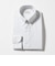 コットン ピンストライプ タブカラー ドレスシャツ -イージーアイロン-