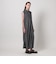 ＜ASTRAET＞スキッパー スリット ノースリーブワンピース