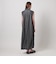 ＜ASTRAET＞スキッパー スリット ノースリーブワンピース
