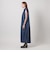 ＜ASTRAET＞スキッパー スリット ノースリーブワンピース