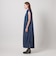 ＜ASTRAET＞スキッパー スリット ノースリーブワンピース
