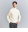 WARDROBE SMART マシーンウォッシャブル ウールミックス アゼ タートルネック