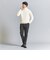 WARDROBE SMART マシーンウォッシャブル ウールミックス アゼ タートルネック