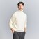 WARDROBE SMART マシーンウォッシャブル ウールミックス アゼ タートルネック