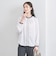 バイカラー パイピング ブラウス