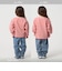 ボーダー キャンディスリーブ Tシャツ / キッズ  100cm-160cm◎