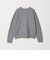 フォックスカシミヤブレンド クルーネックニットプルオーバー