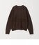 フォックスカシミヤブレンド クルーネックニットプルオーバー