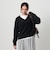 フォックスカシミヤブレンド Vネックニットプルオーバー
