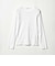 オーガニックコットンフライス ロングスリーブTシャツ