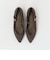 Vカット ストラップ フラットシューズ 撥水