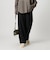 裏起毛バックゴム ストレートパンツ ウォッシャブル