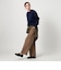 裏起毛バックゴム ストレートパンツ ウォッシャブル