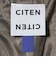 ＜CITEN＞ミニチェックジャケットブラウン