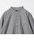 ナチュラルフィット  バンドカラー シャツ