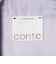 ＜conte＞シアー オープンカラーシャツ
