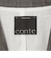＜conte＞ストライプ ヘリンボーン ノーカラージャケット