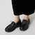 レースアップモカシン フラット45↑