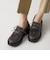 レースアップモカシン フラット45↑