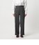 ポリエステルブレンド サイドベロアパンツ