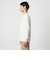 メッシュ レイヤード クルーネック ニット