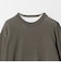 メッシュ レイヤード クルーネック ニット