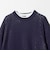 メッシュ レイヤード クルーネック ニット