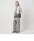 ＜ASTRAET＞ストライプ クロップド レギュラーカラーシャツ