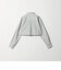 ＜ASTRAET＞ストライプ クロップド レギュラーカラーシャツ