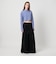 ＜ASTRAET＞ストライプ クロップド レギュラーカラーシャツ