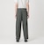 ヴィンテージライク ナイロン 1プリーツ ワイド パンツ NO.9