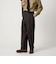 ＜Steven Alan＞ ウール オックスフォード アウト ワンプリーツ スラックス