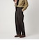 ＜Steven Alan＞ ウール オックスフォード アウト ワンプリーツ スラックス