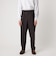 ＜Steven Alan＞ ウール オックスフォード アウト ワンプリーツ スラックス