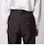＜Steven Alan＞ ウール オックスフォード アウト ワンプリーツ スラックス
