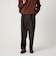 ＜Steven Alan＞ ウール オックスフォード イン ツープリーツ ドレス トラウザーズ