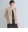 フォックスカシミヤ ジップ ベスト
