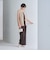 フォックスカシミヤ ジップ ベスト